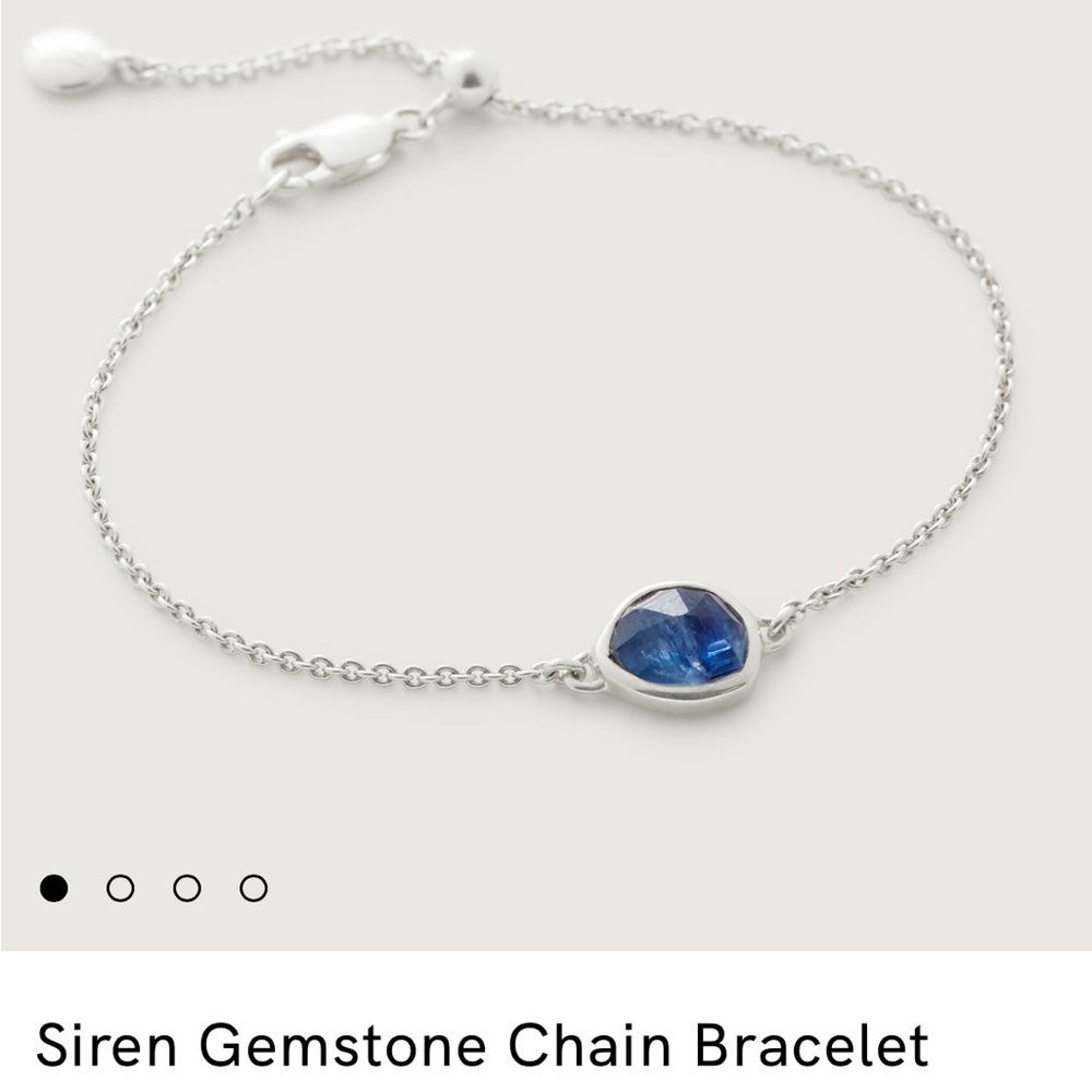 Monica Vinader Siren Gemstone Chain Bracelet